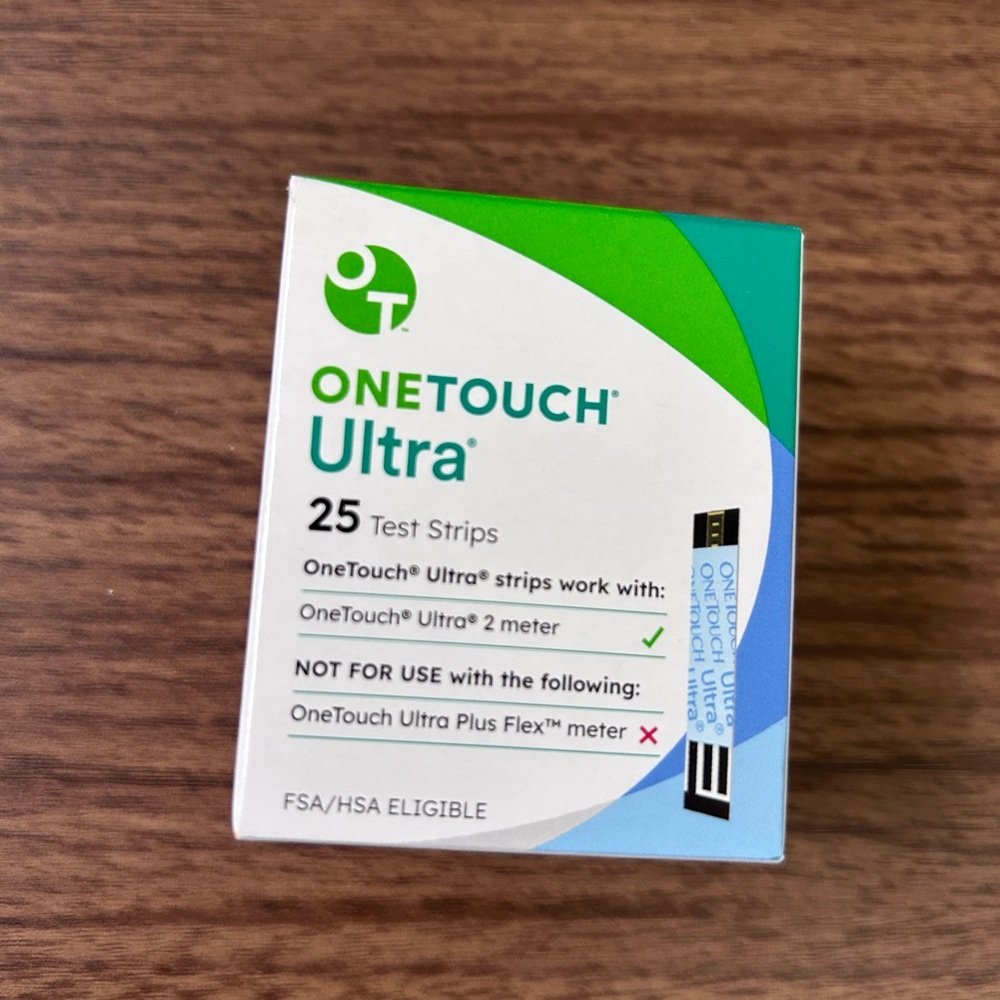 OneTouch Ultra 25 Blood Glucose Test Strips Factory Sealed